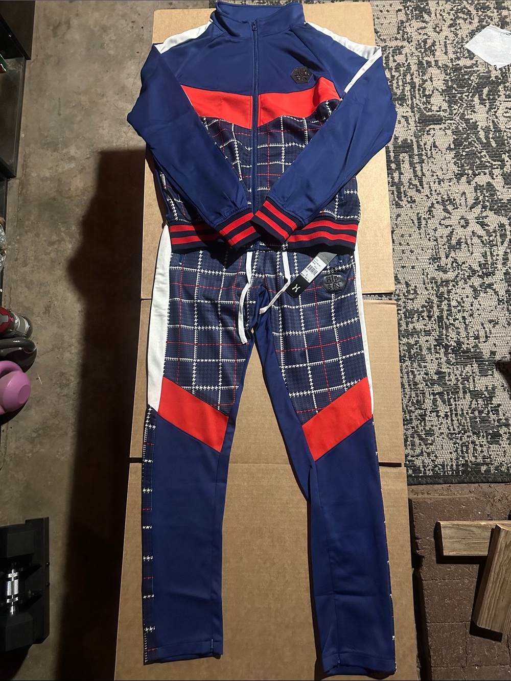 Men’s Hudson Plaid Tracksuit